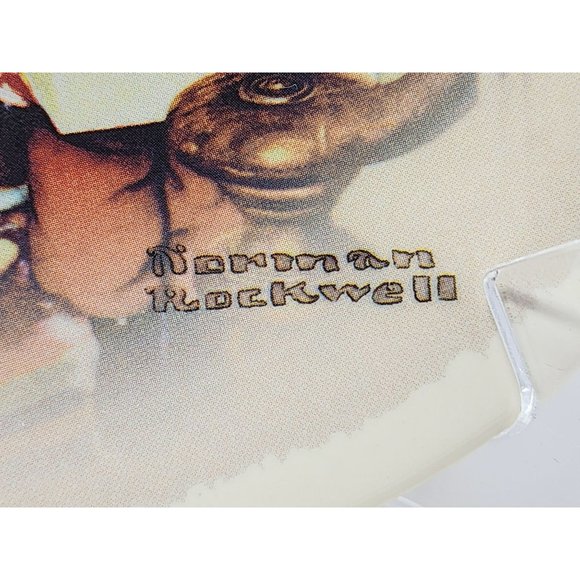 Knowles Norman Rockwell Collector Plate "Merry Christmas Grandma" Christmas 2006 - Picture 7 of 8